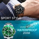 Luxury Brand Diving Men Military Sport Watches Men's Automatic Mechanical Clock Waterproof 200m Date Wristwatch Reloj - 2