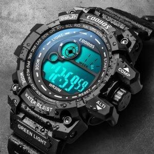 Cool Luminous Men Sport Watch High-end Silicone Strap Military Wrist Led Calendar Waterproof Digital Reloj De Hombre