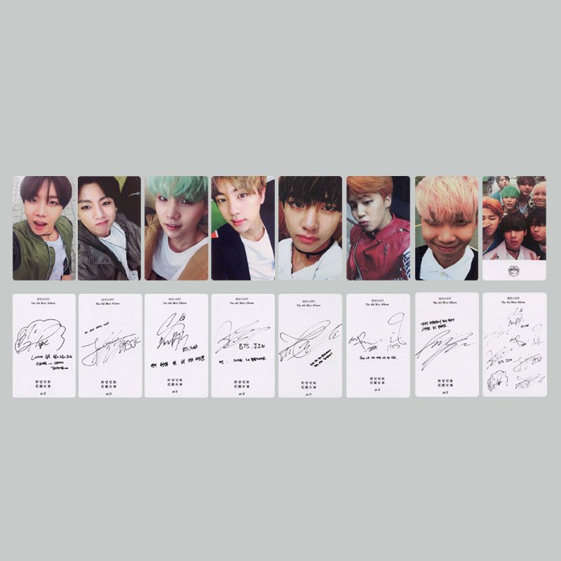 Bts Bangtan Boys Photo Cards Kpop Collectible Lomo Memory Photos Soul Same Edition - 6 Bts Bangtan Boys Photo Cards Kpop Collectible Lomo Memory Photos Soul Same Edition - 6