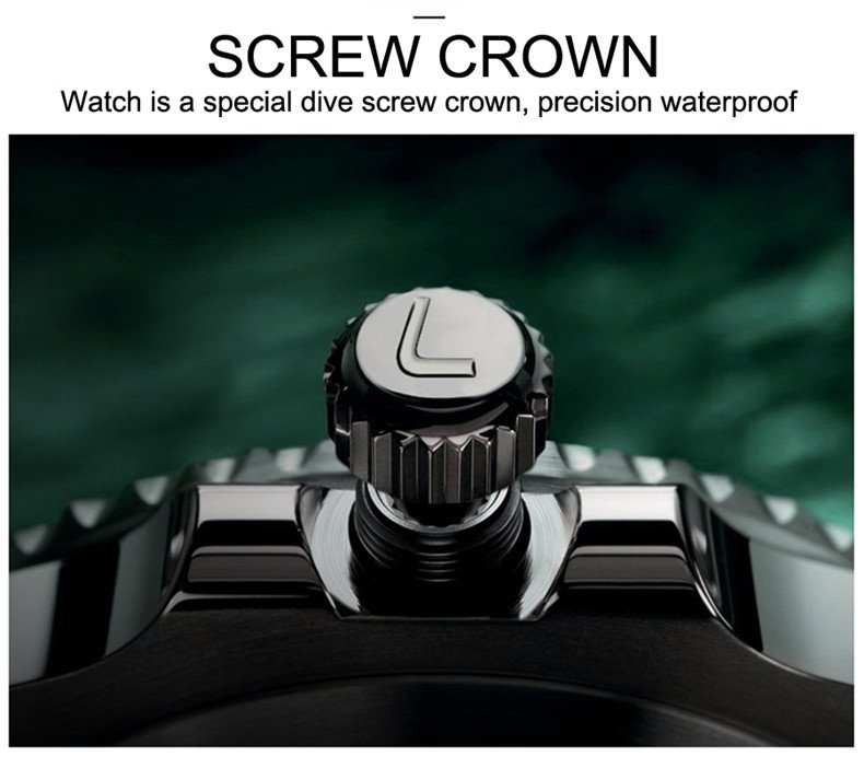 Highend Mens Automatic Mechanical Sport Watch Luxury Military Diving 200m Waterproof Date Wristwatch - 3