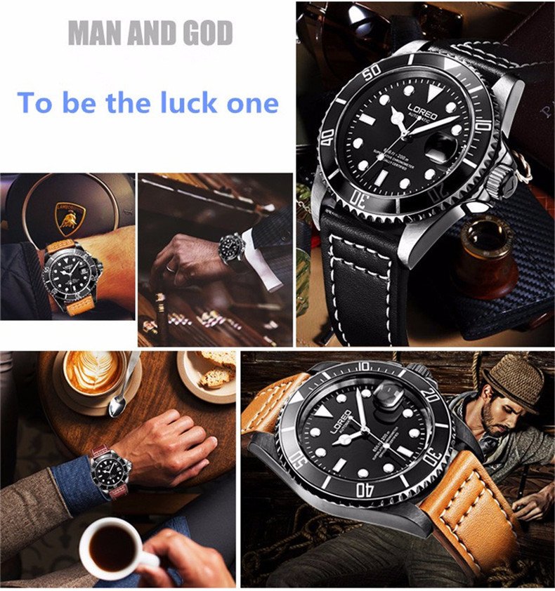 Highend Mens Automatic Mechanical Sport Watch Luxury Military Diving 200m Waterproof Date Wristwatch - 11