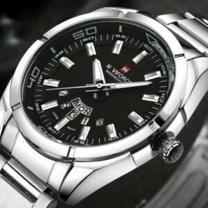 Naviforce Brand Men Watches Business Quartz Watch Men's Stainless Steel Band 30m Waterproof Date Wristwatches Relogio Masculino